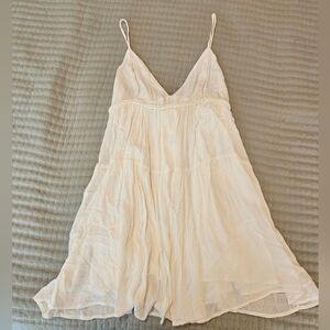 White Spaghetti Strap Dress